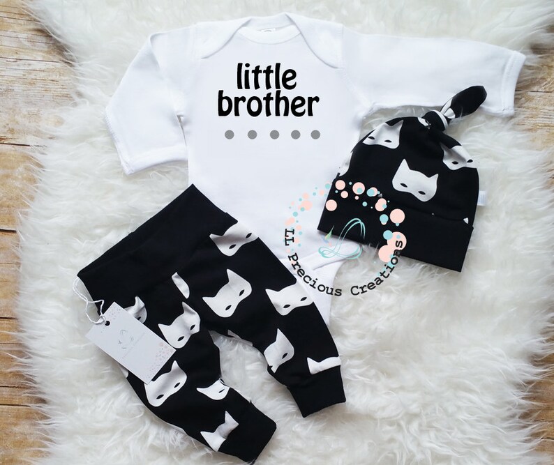 little brother baby outfit