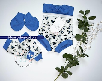 Baby Girl Boho Bummies Headband Outfit Coming Home Outfit