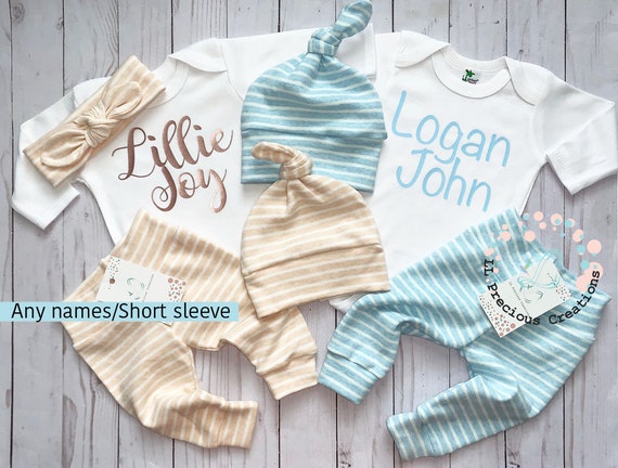 twin girl coming home outfits