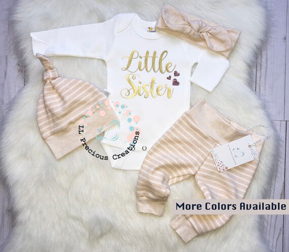 newborn little sister coming home outfit