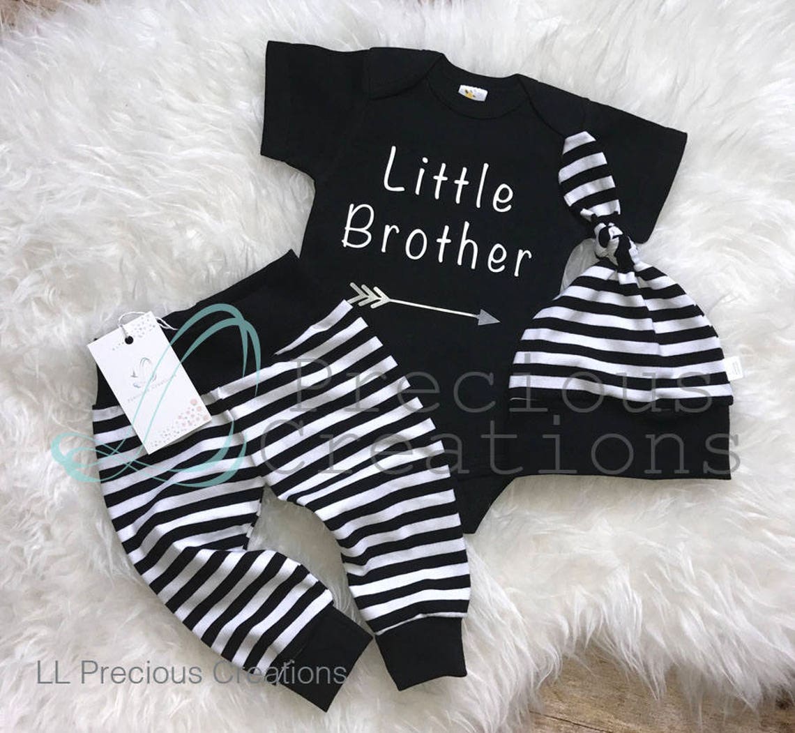 little brother baby outfit