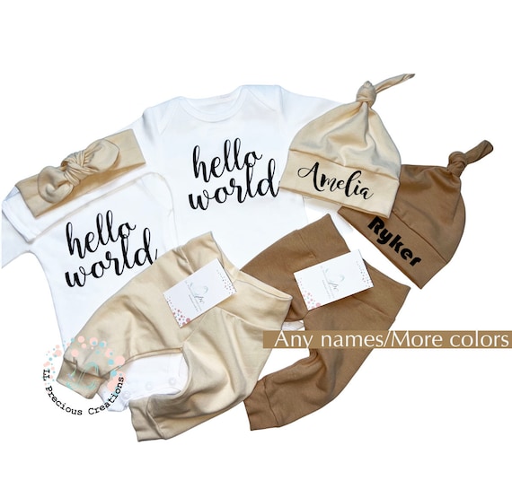 Gender neutral twin outfits sales