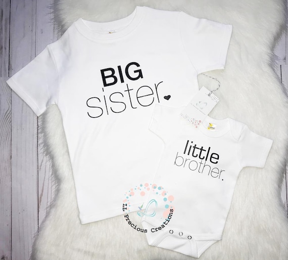 etsy big sister little brother outfits
