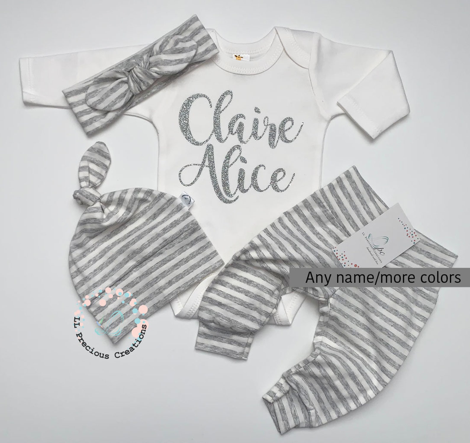 Personalized Gender Neutral Outfit Baby Girl Clothes Baby Boy | Etsy