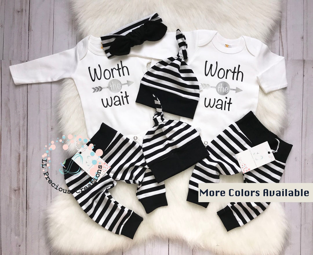 Twins Coming Home Outfit Newborn Outfit Baby Boy Outfit Baby Girl