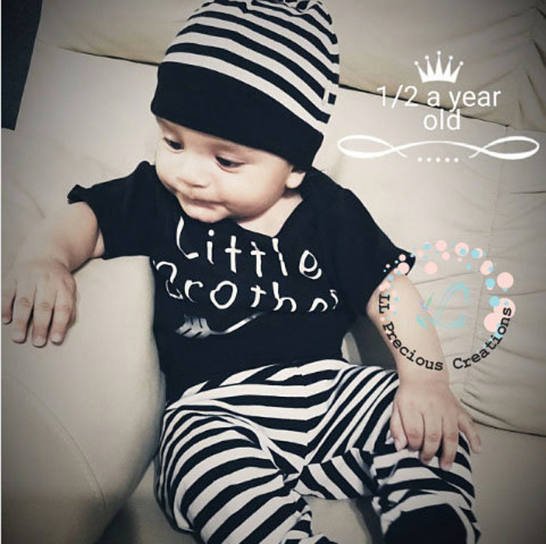 little brother baby outfit