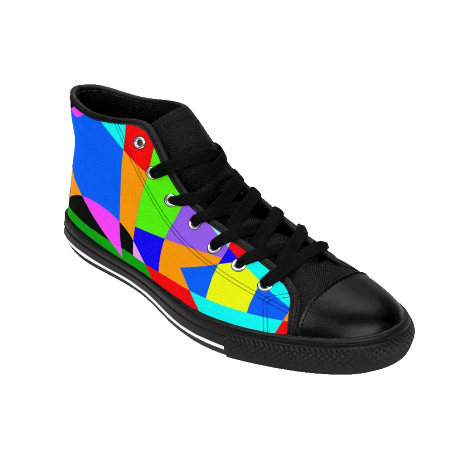 multicolor nike high top sneakers