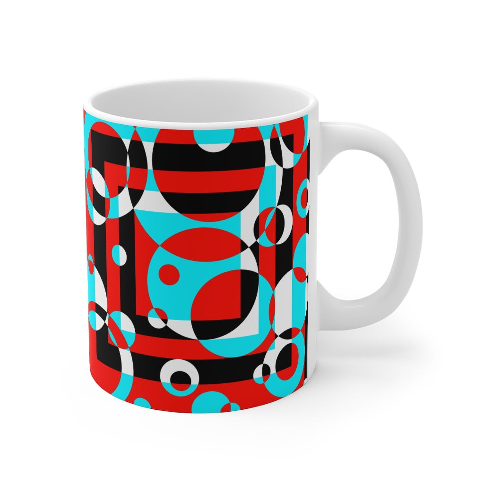 Geometric Design mug 11oz Etsy