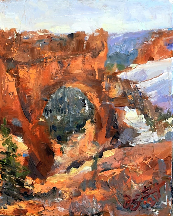 "Bryce Canyon Study" - 10"x8" - Acrylic on Panel