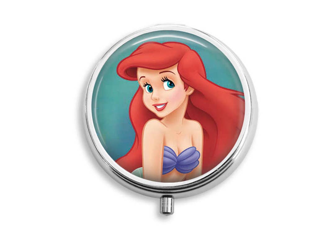 Mermaid Pill Box, Princess Pill Case, Ariel Pill Container, Mints ...
