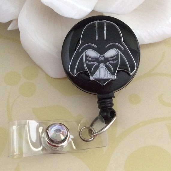 Darth Vader Star Wars Inspired Retractable ID Badge Reel, Nurse