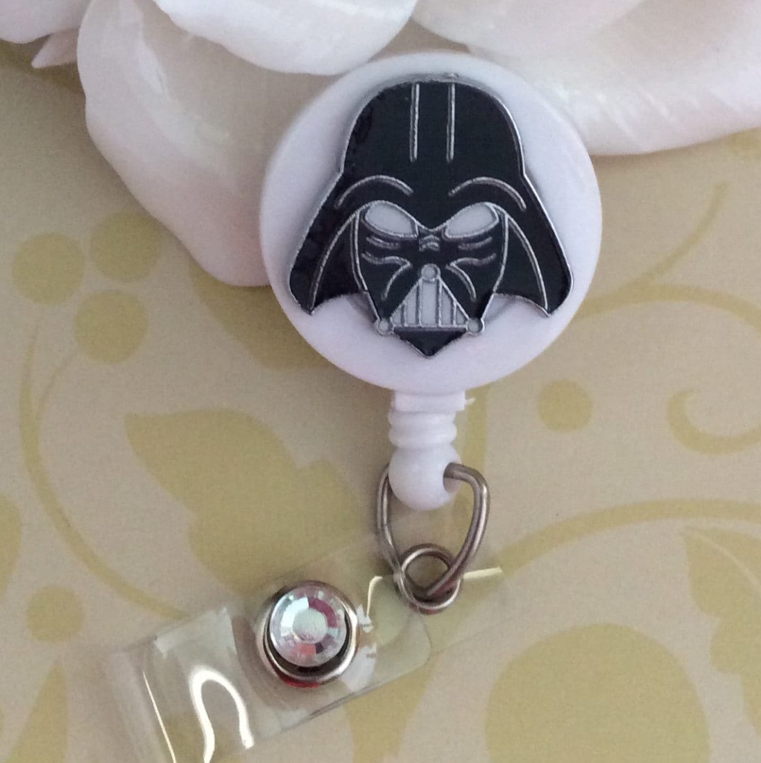 Darth Vader Star Wars Inspired Retractable ID Badge Reel, Nurse Badge Reel  