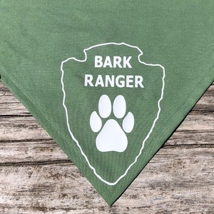 Bark Ranger dog bandana