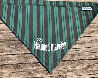 Haunted Mansion dog bandana