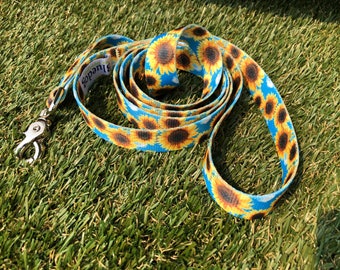 Sunflower dog leash
