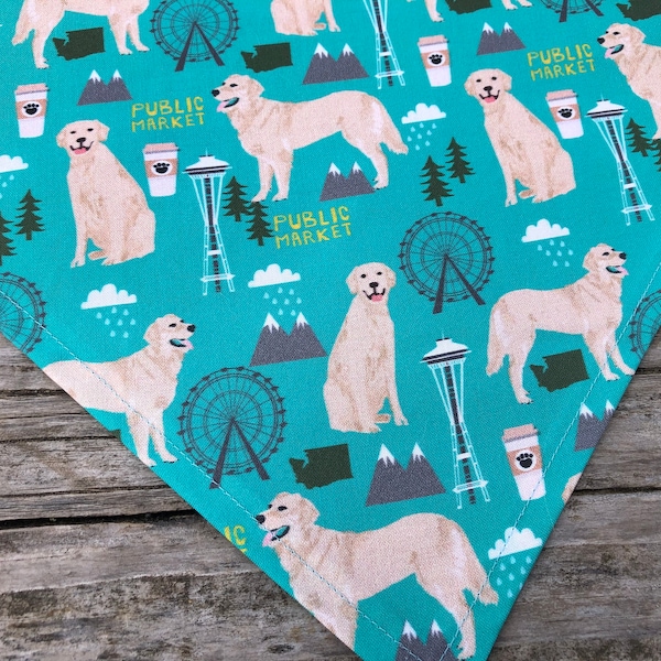 Golden Retriever Bandana Etsy