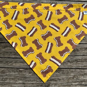 Ice Cream sandwich bones dog bandana