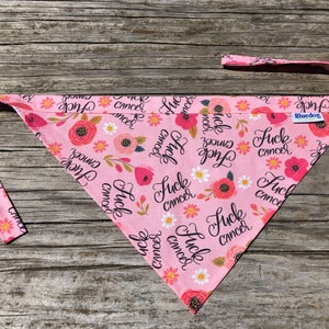Cancer dog bandana
