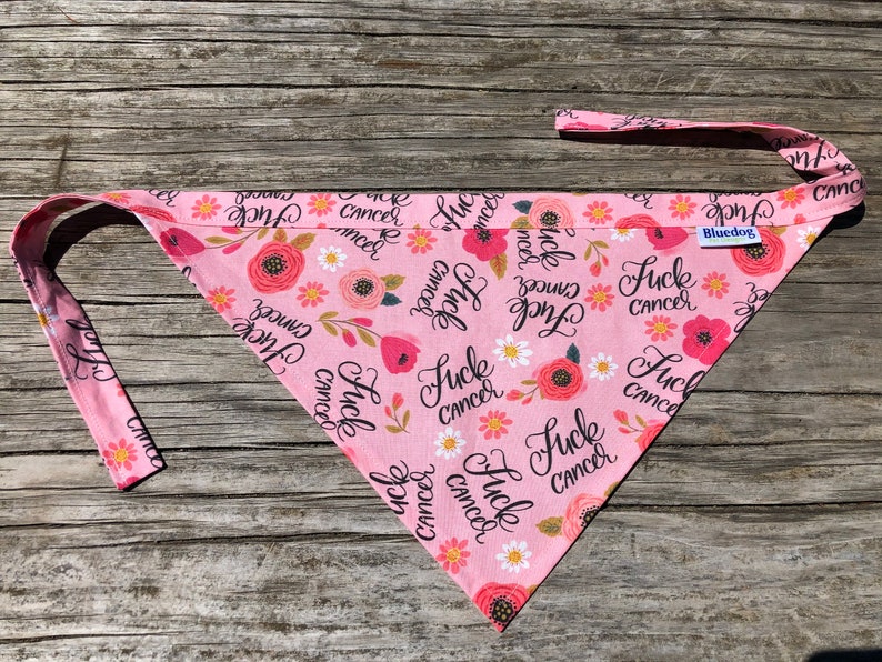 Cancer dog bandana image 1