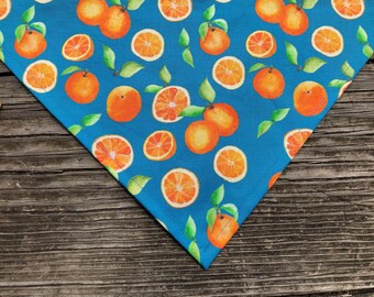 Bandana orange pour chien