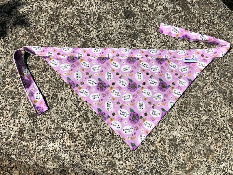 Cancer dog bandana image 1