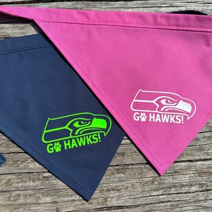 Seahawks dog bandana