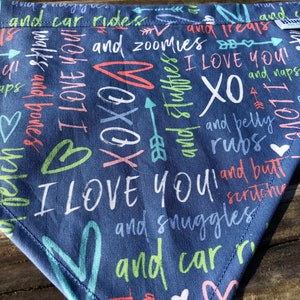 Love dog bandana