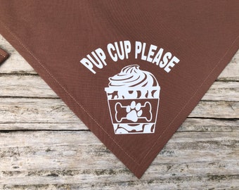 Bandana dla psa w kształcie kubka