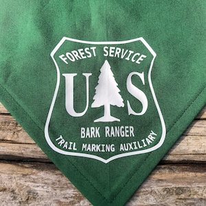 Forest Ranger dog bandana
