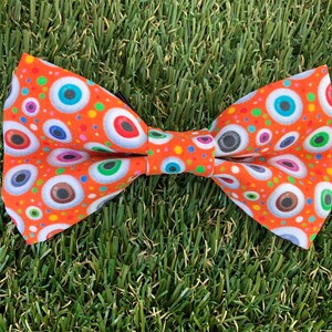 Googly eyes dog bow tie
