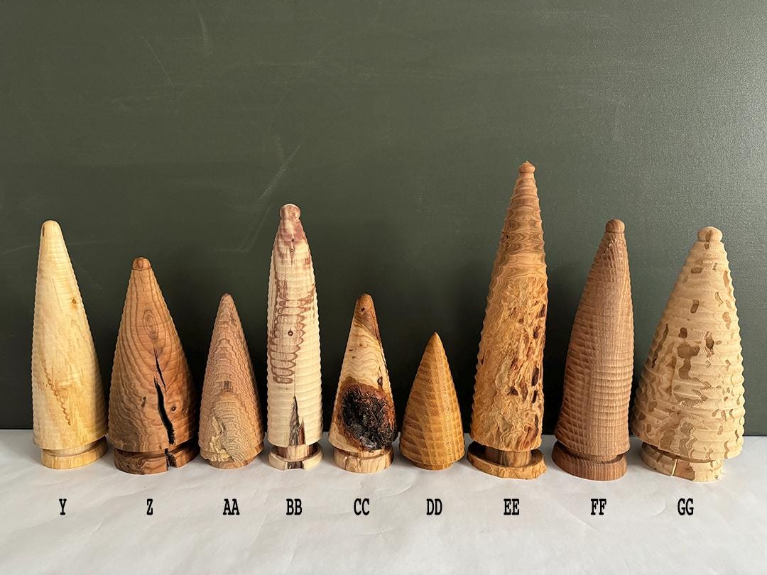 Wooden Tree Concave Groove Design - Etsy