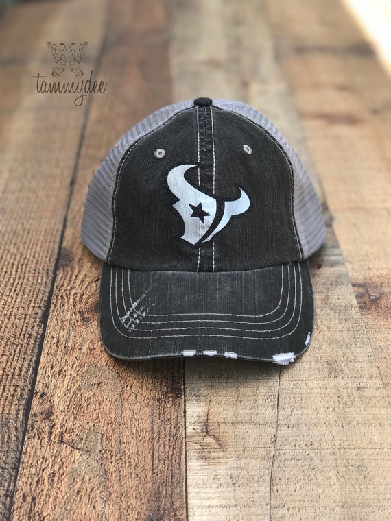 bling texans hat