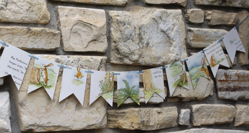 Storybook Baby Shower Book Page Banner Children S Book Etsy