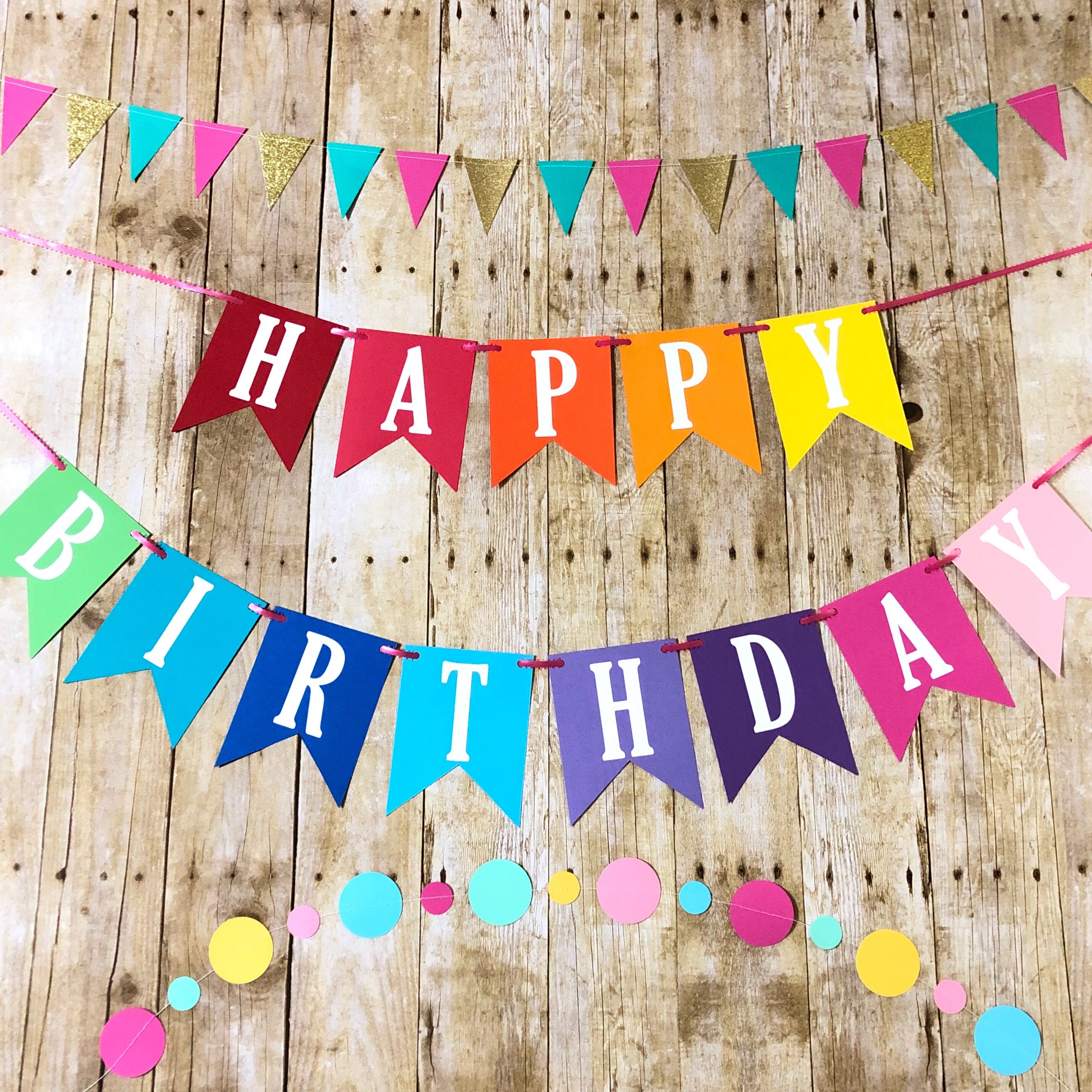 Alles Gute zum Geburtstag Banner Geburtstag Banner Etsy