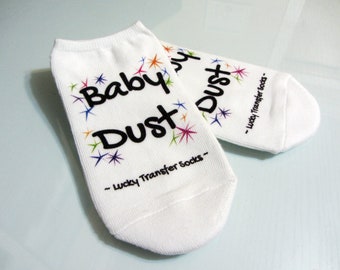 IVF Socks, Lucky Transfer Socks - Big Baby Dust