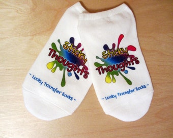 IVF Socks, Lucky Transfer Socks - Sticky Thoughts for IVF