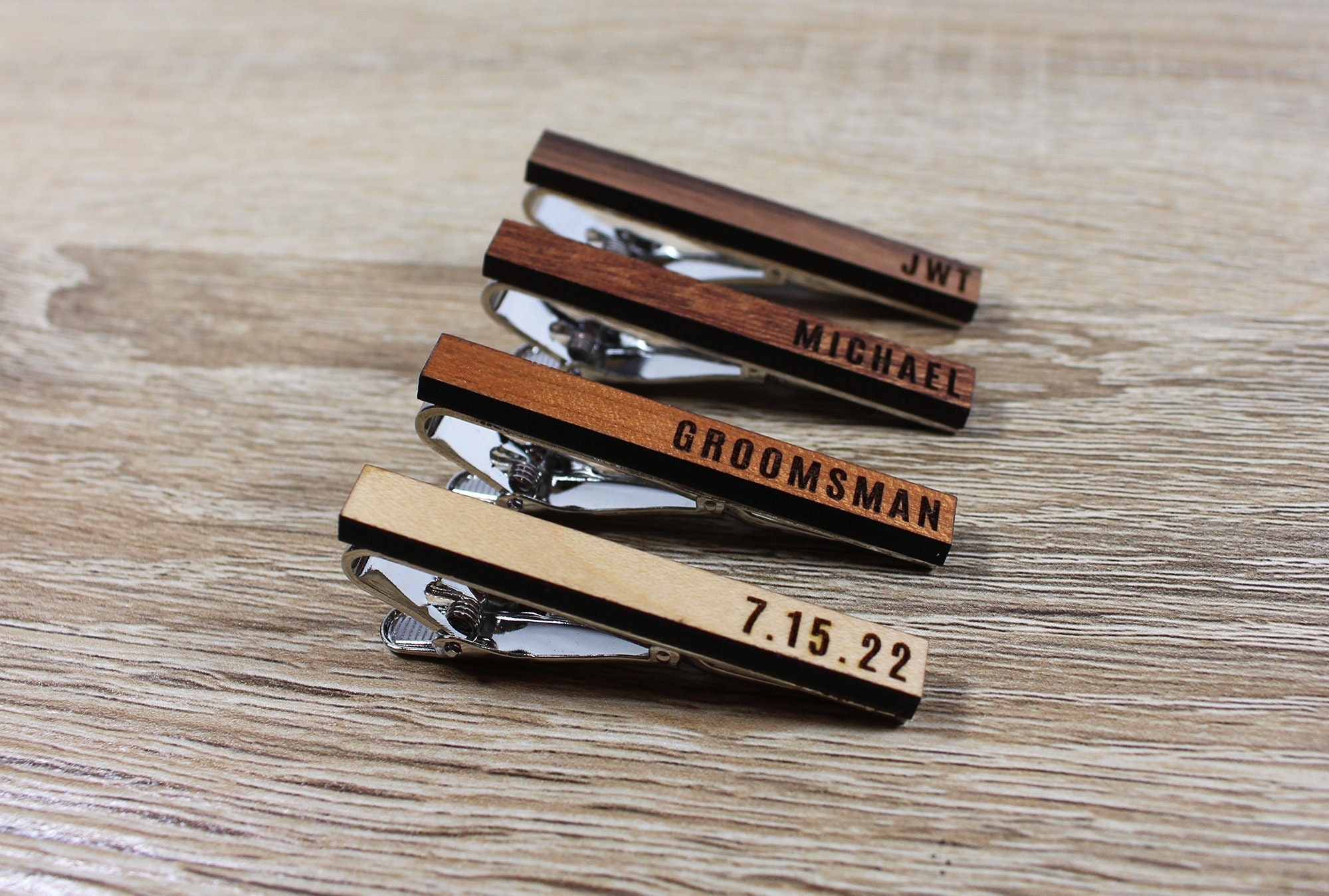 etsy custom tie clip