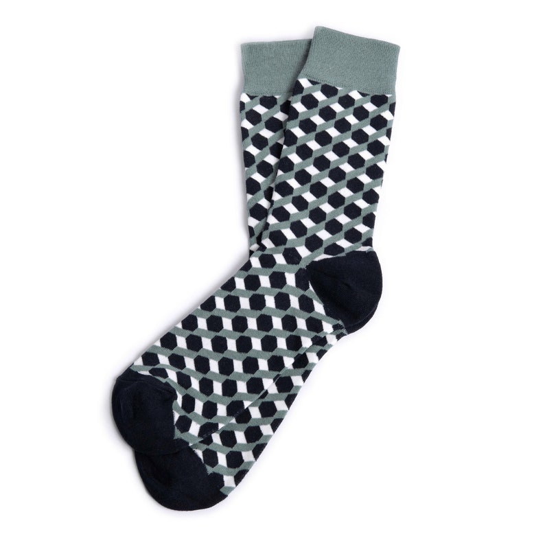 Personalized Groomsmen Socks Green Funky Wedding Socks | Etsy