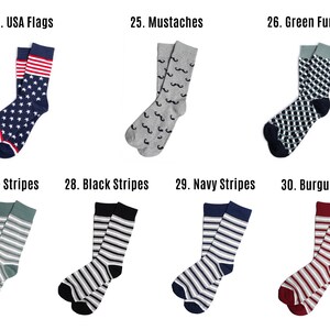 Custom Groomsmen Socks for Perfect Wedding Gift 30 Colors and Designs ...