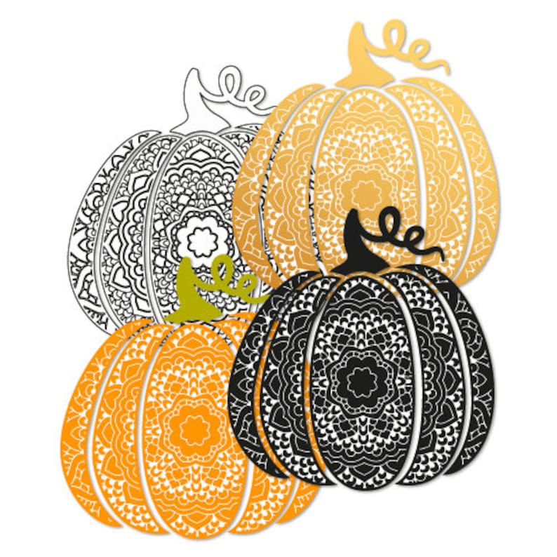 Fancy pumpkin svg. Scroll pumpkin. Thanksgiving digital | Etsy