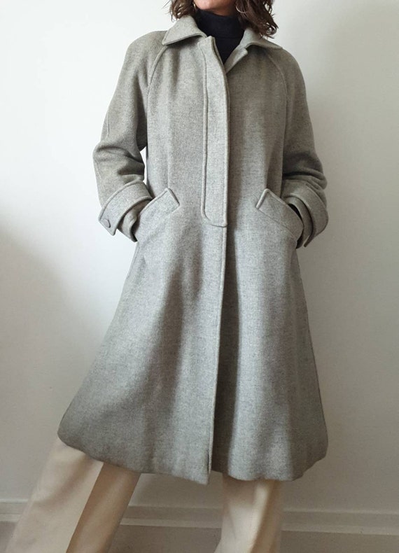 CourR-S Paris couture coat future grey mottled vin
