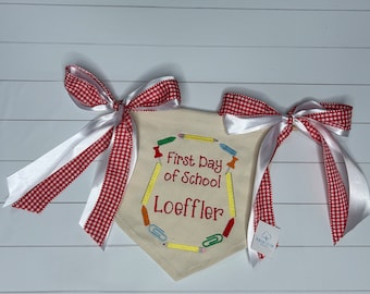 First Day of School Banner, Back to School Banner