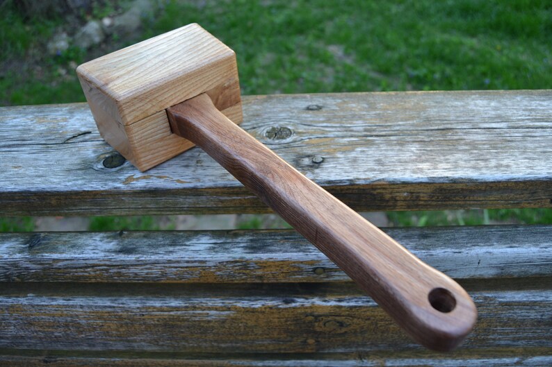 Joinery Mallet Wooden Mallet Ash and Walnut Mallet