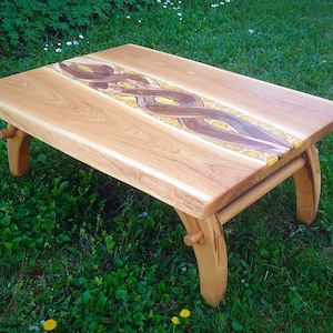 Unique Oak Coffee Table - Etsy