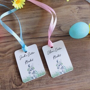 Easter tags, Easter present, Bunny tag, Easter bunny, Rabbit tag, Easter gift, Easter gift for kids, Easter Party.