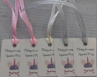 Einhorn Gastgeschenke, Leinen Karton, Personalisiert