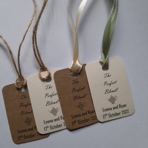 Tags Thee Perfect Blend, Thee Bruiloft Tags, Thee Tags, Bruiloft Thee, Bruiloft Ontbijt, Thee Gunst, Bruiloft, Thee