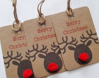 Christmas tags, Christmas gift labels, North pole delivery labels, reindeer tags, North pole delivery, Christmas present tags, scandi.