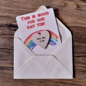 Buono per una giornata fuori, buono per una giornata fuori, regalo per la festa della mamma, regalo per bambini, piccolo regalo, regalo di Pasqua, regalo per bambini, regalo di Natale, vegano, regalo per la mamma
