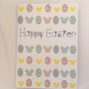 Disney Osterkarte, Disney Ostern, Osterkarte, Disney Karte, Frohe Ostern Karte, Osterkartenpackung, Frühlingskarte, Disney.